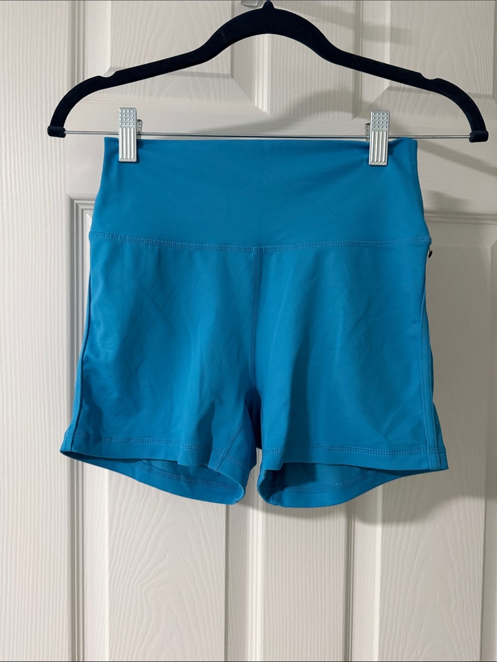 BuffBunny Teal Active High-Waist Shorts